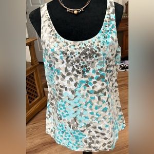 Tommy Bahama embellished tank, size M